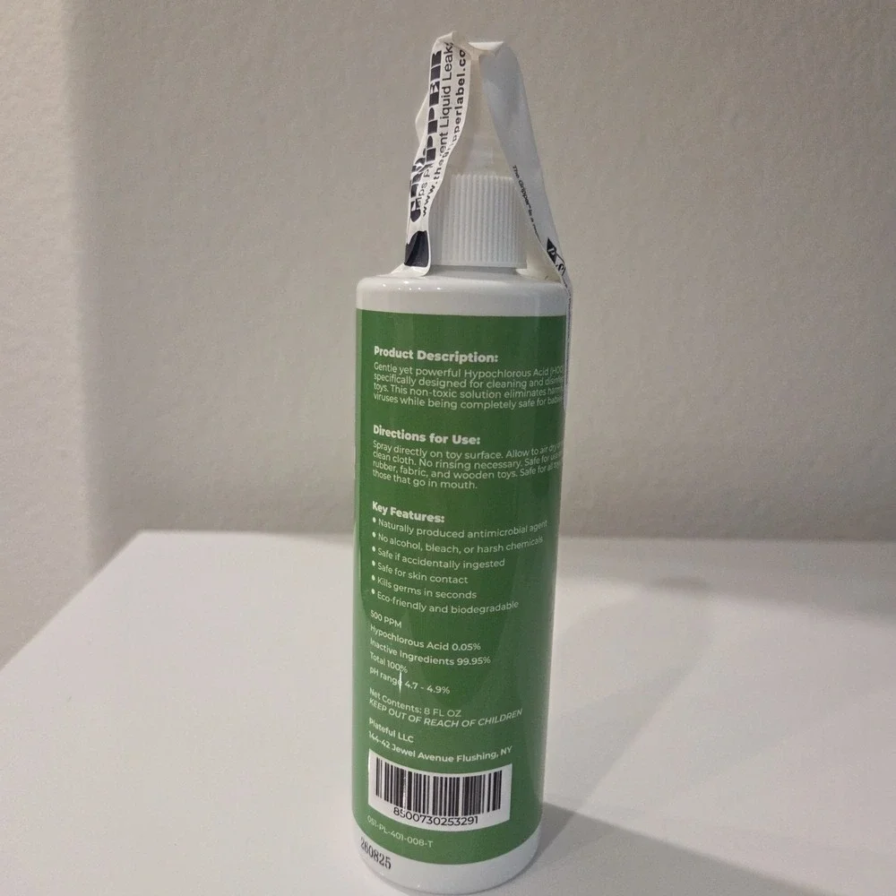 Toy Cleaner Spray (8 oz) – Hypochlorous Acid (HOCl) Daily 8 Fl Oz (Pack of 1)